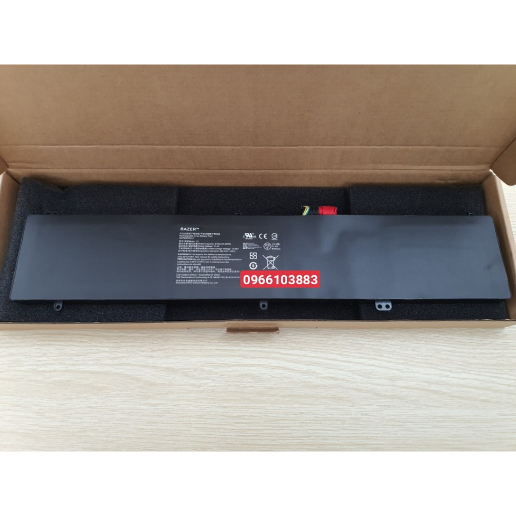 Pin Dành Cho RAZER Blade Pro 17.3'' 4K RZ09-0166 RZ09-01663E52 RZ09-01 RZ09-01662E54 01663E52-R3U1 8700mAh Zin New