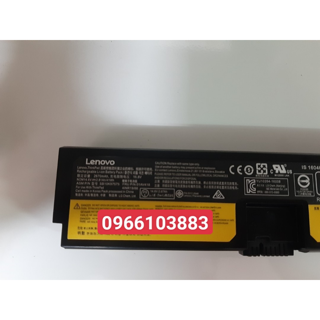 Pin Dành Cho LENOVO E570 E570C E575 01AV416 01AV415 20H5005ECD 01AV417 01AV418 SB10K97571 SB10K97575 83 82 Zin New