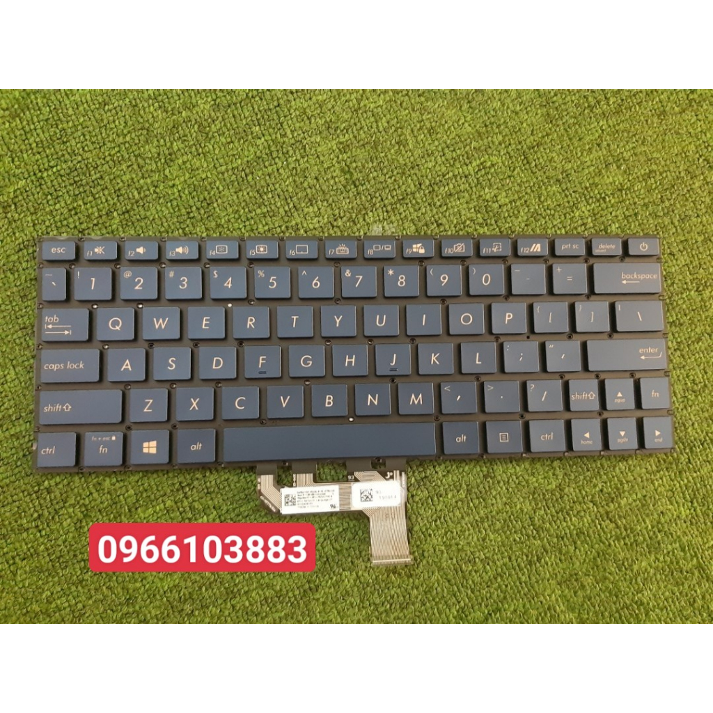 Bàn Phím Dành Cho Laptop ASUS UX333 Có Đèn Màu Xanh Đen New