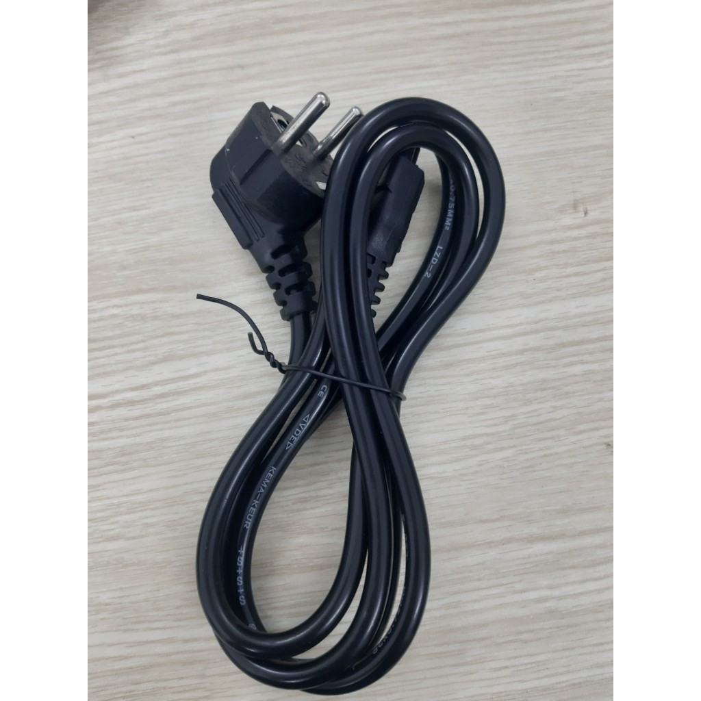 Dây Cáp Củ Sạc Laptop 1.5M 110-220V Phích Cắm 2 Chấu Chuyên Dụng Dành Cho Laptop Hàng Chất Lượng Cao New