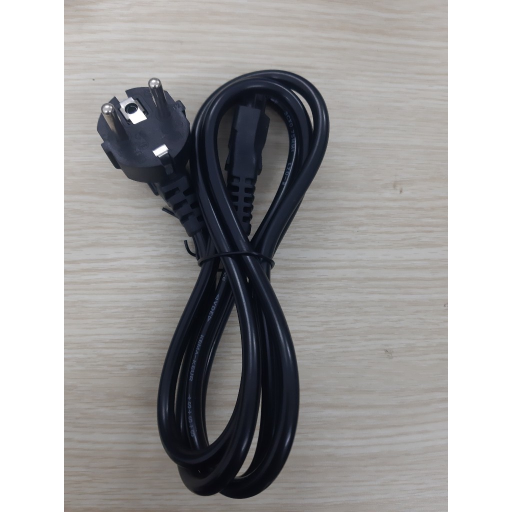 Dây Cáp Củ Sạc Laptop 1.5M 110-220V Phích Cắm 2 Chấu Chuyên Dụng Dành Cho Laptop Hàng Chất Lượng Cao New