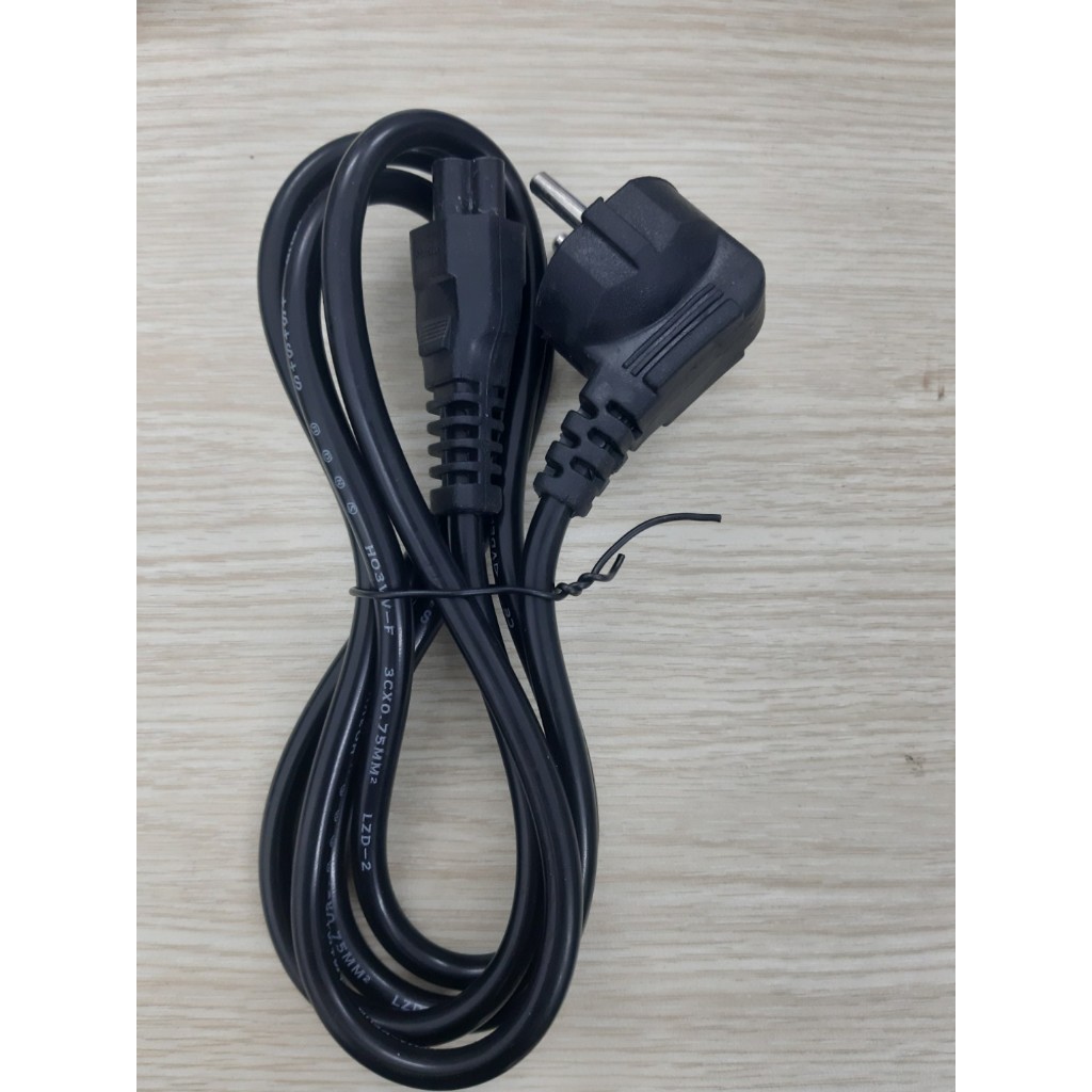 Dây Cáp Củ Sạc Laptop 1.5M 110-220V Phích Cắm 2 Chấu Chuyên Dụng Dành Cho Laptop Hàng Chất Lượng Cao New
