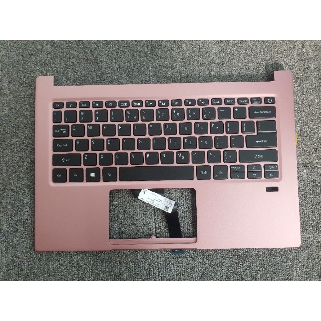 Vỏ Mặt C Kèm Phím Dành Cho Laptop Acer SF314-57 6B.HJPN8.001 Màu Hồng Có Đèn New