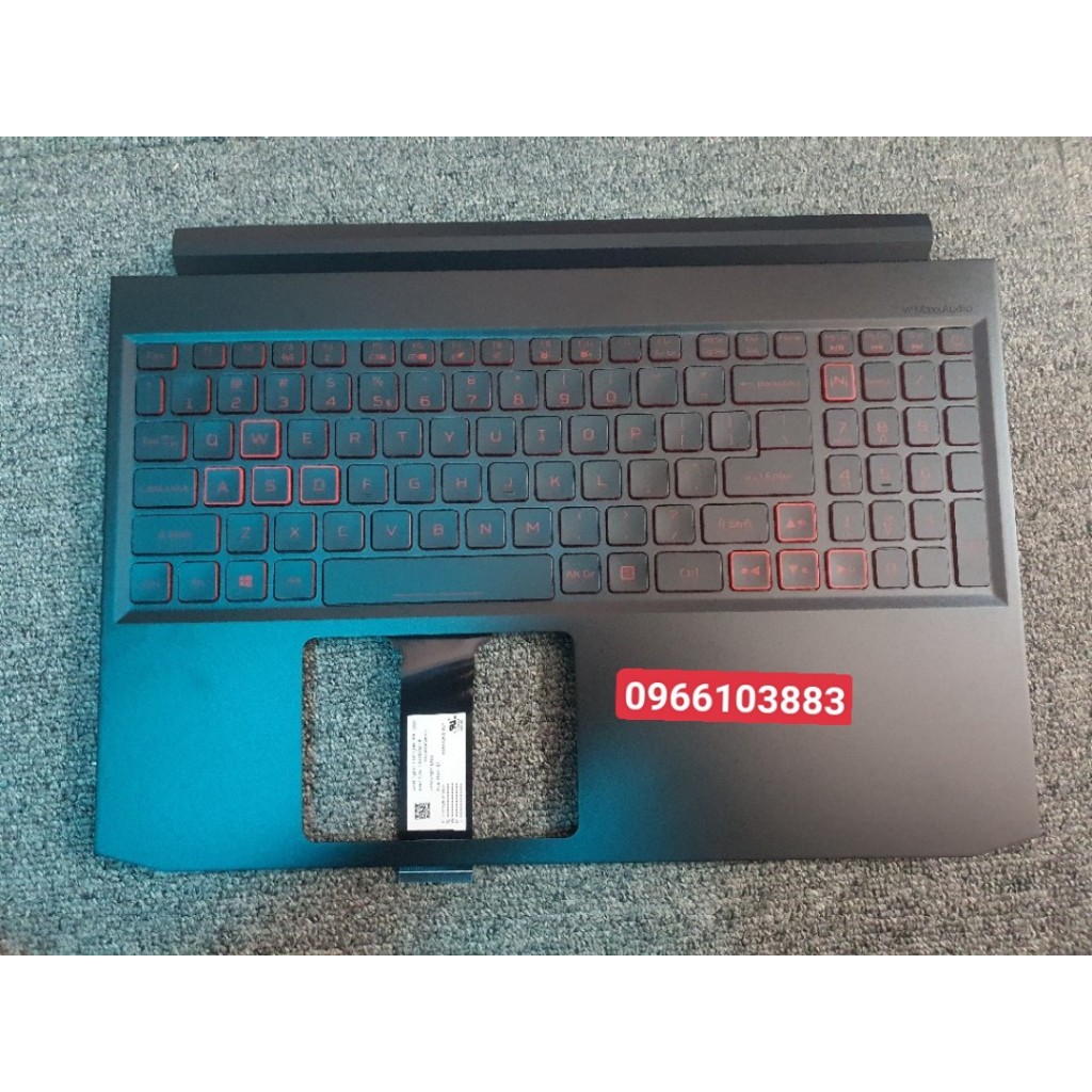 Vỏ Mặt C Kèm Phím Dành Cho Laptop Acer AN715-51 60.Q5HN2.001 Màu Đen New