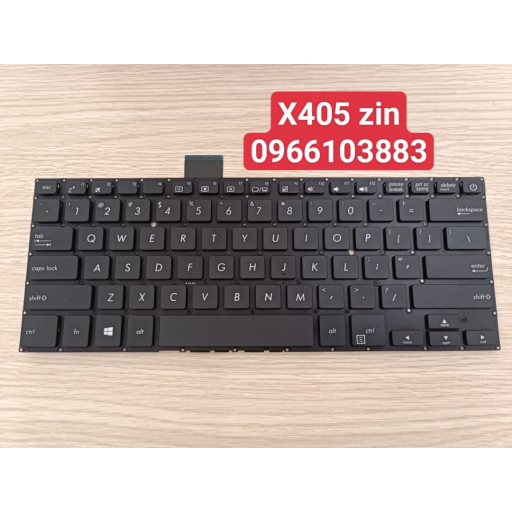 Bàn Phím Dành Cho Laptop Asus X405 X405U X405UA X405UQ X405UR S4000U Màu Đen Zin New