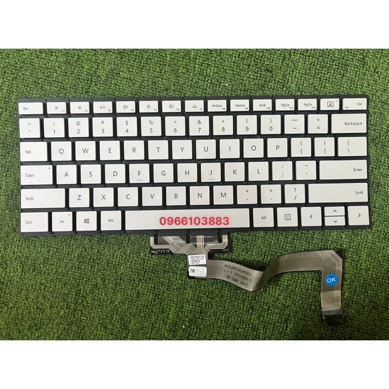 BÀN PHÍM SURFACE BOOK 2 13.5” 1832 1834 NEW BẠC
