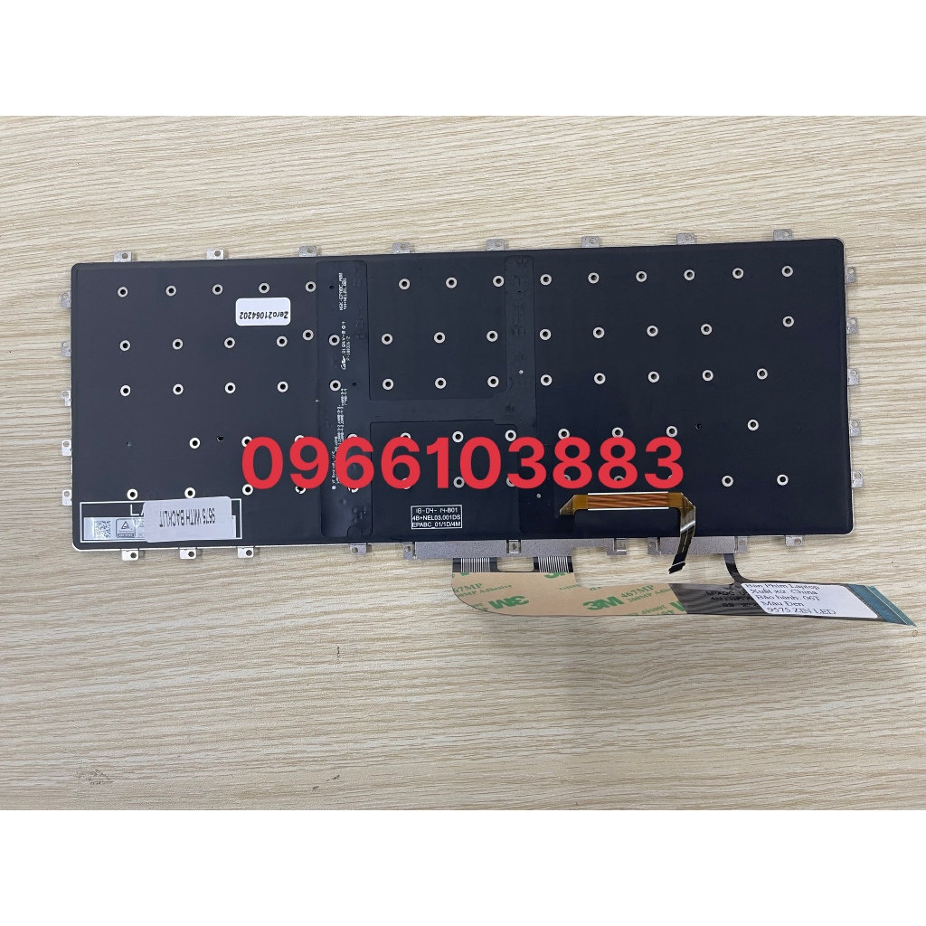 Bàn Phím Dell 9575 Màu Đen Có Đèn New