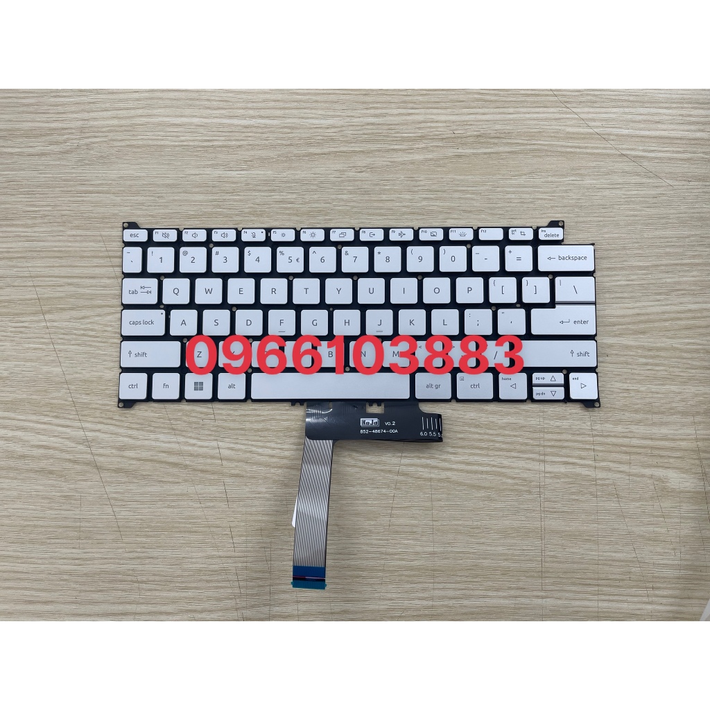 Bàn Phím Acer SF314-512 Màu Bạc Có Đèn New