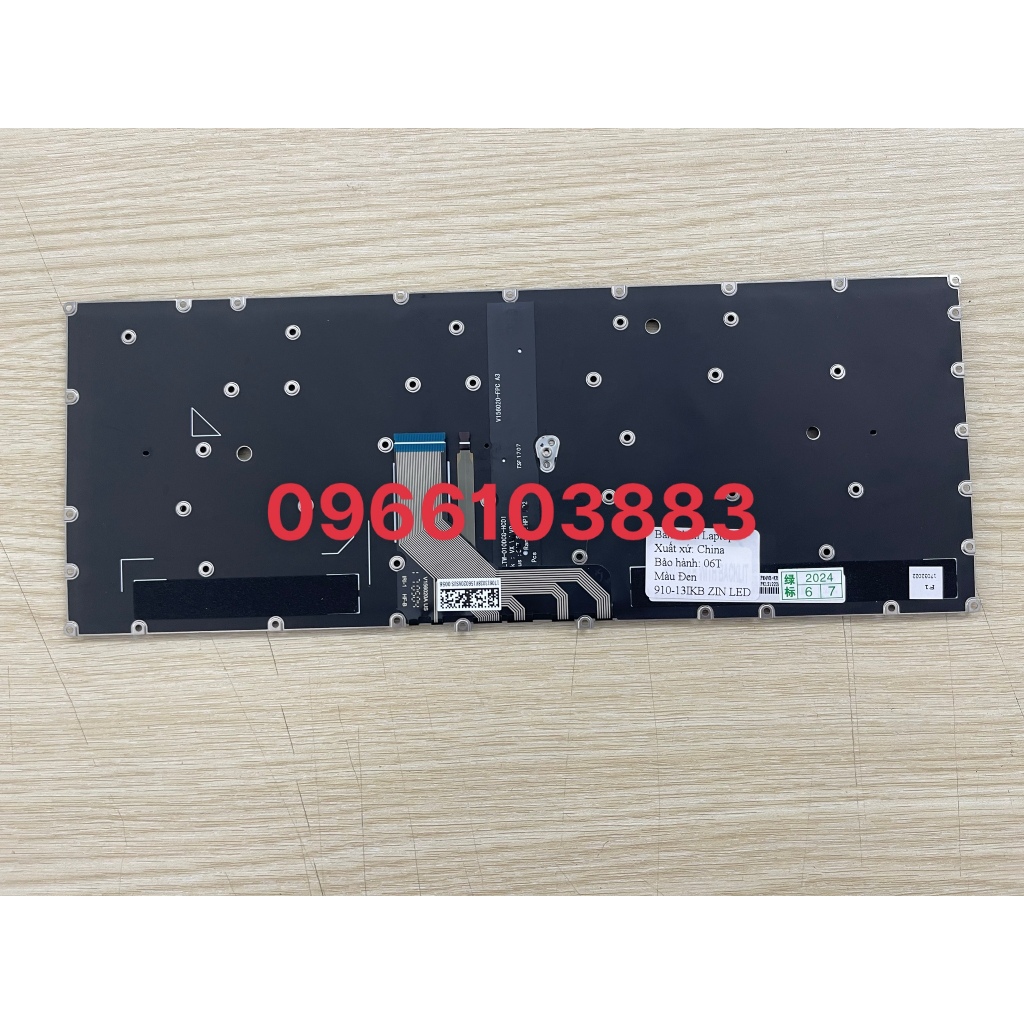Bàn Phím Lenovo 910-13 910-13IKB Màu Đen Có Đèn New