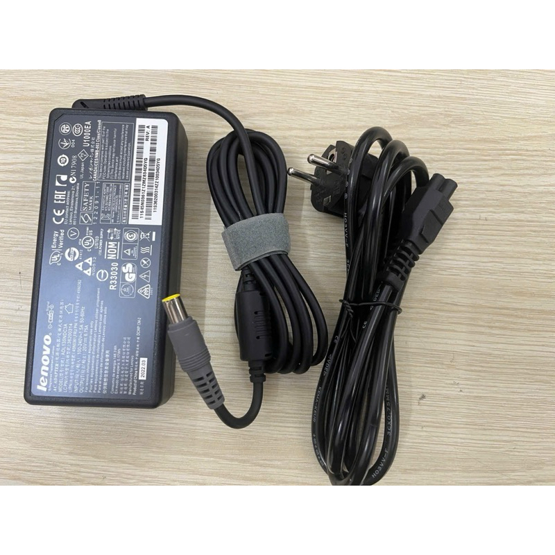 Sạc Dành Cho Laptop Lenovo T400 T400s T500 SL400 SL500 T410 T510 W510 T500 T520 65W 135W CHỮ NHẬT ĐẦU KIM TO Zin New