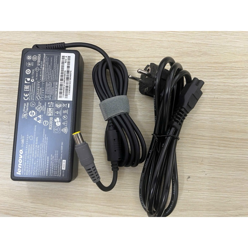 Sạc Dành Cho Laptop Lenovo T400 T400s T500 SL400 SL500 T410 T510 W510 T500 T520 65W 135W CHỮ NHẬT ĐẦU KIM TO Zin New
