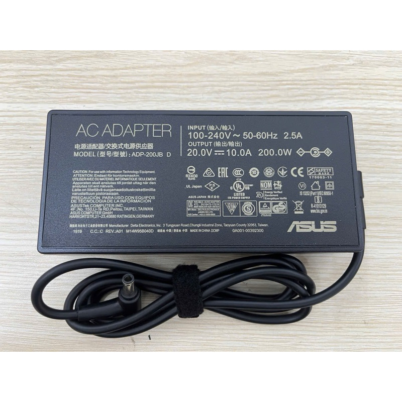 Sạc Dành Cho Laptop Asus G531 G731 GA502 GL504 FX505 FX705 120W 150W 180W 200W 240W ĐẦU KIM LỚN 6.0*3.7 MM Zin New