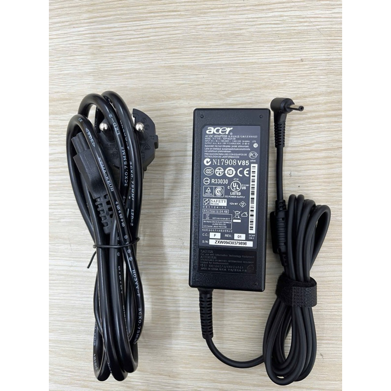 Sạc Dành Cho Laptop ACER SF314-55 S5-391 A315-34 19V – 2.37A 45WH VÀ 19V – 3.42A 65WH ĐẦU NHỎ (3.0*1.1mm) – ZIN NEW