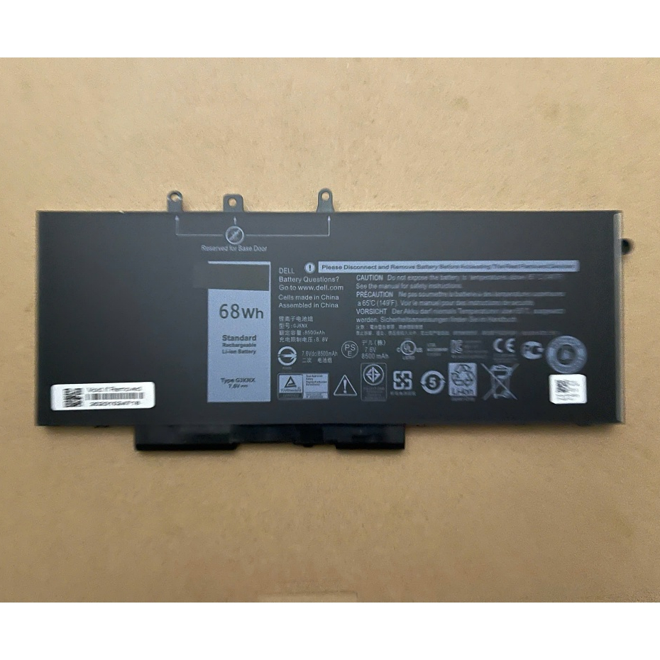Pin Dành Cho Laptop Dell Latitude 5480 5580 5490 5590 E5280 E5288 E5480 PRECISION 3520- GJKNX – 68WH Zin New