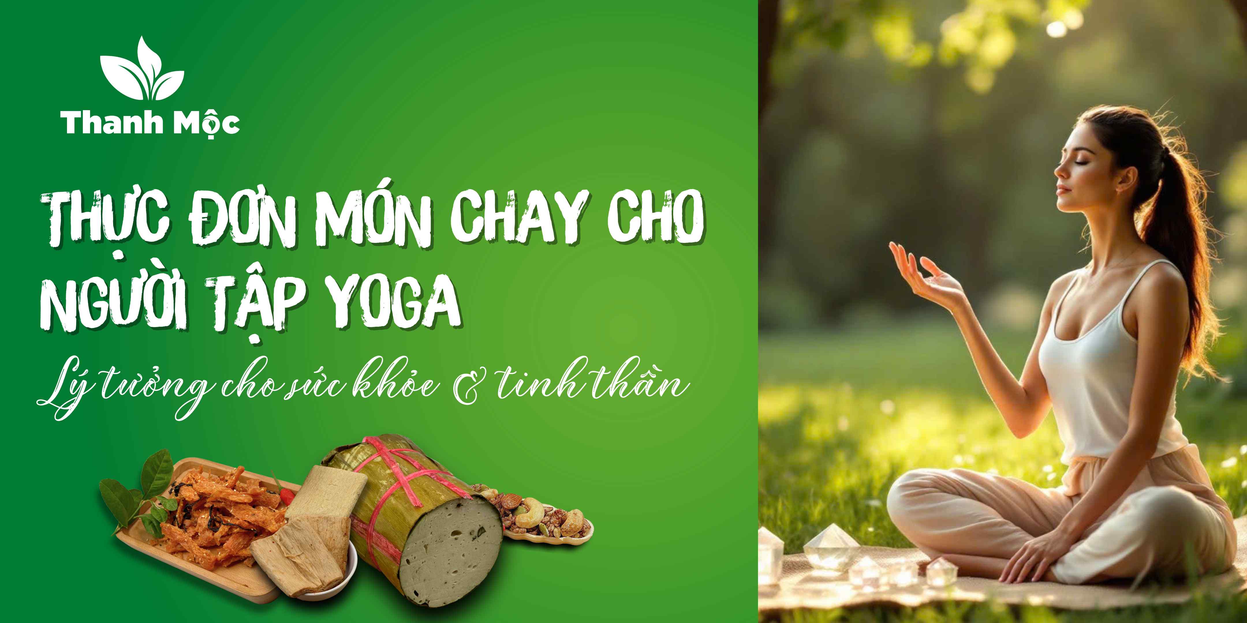 thực đơn món chay cho người tập yoga
