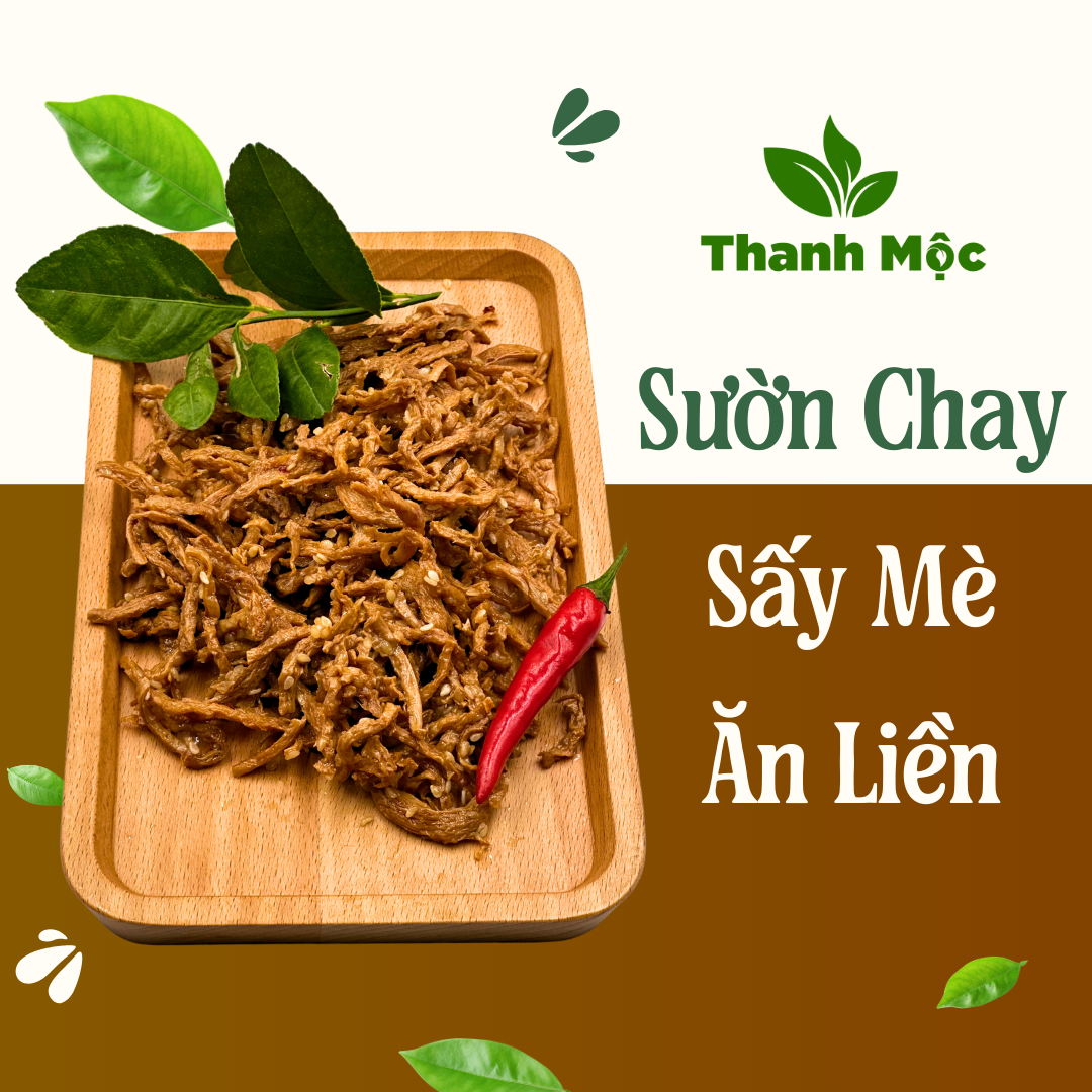 Sườn Chay Sấy Mè Ăn Liền