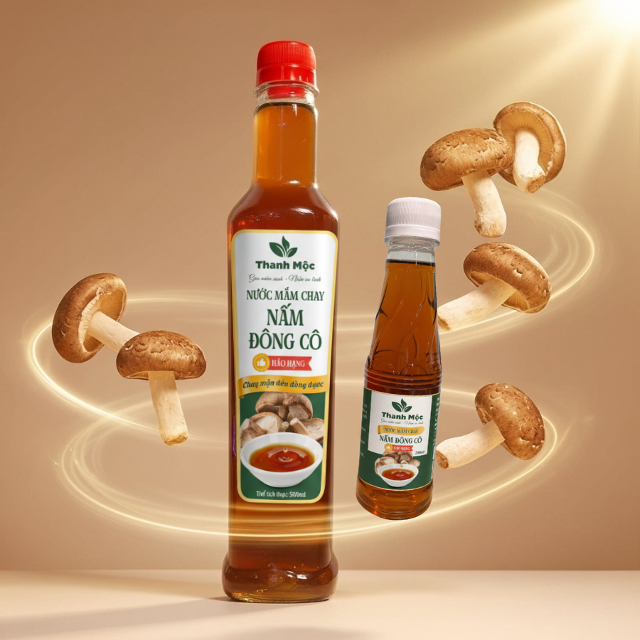 Nước Mắm Chay Nấm Đông Cô Hảo Hạng 200ML
