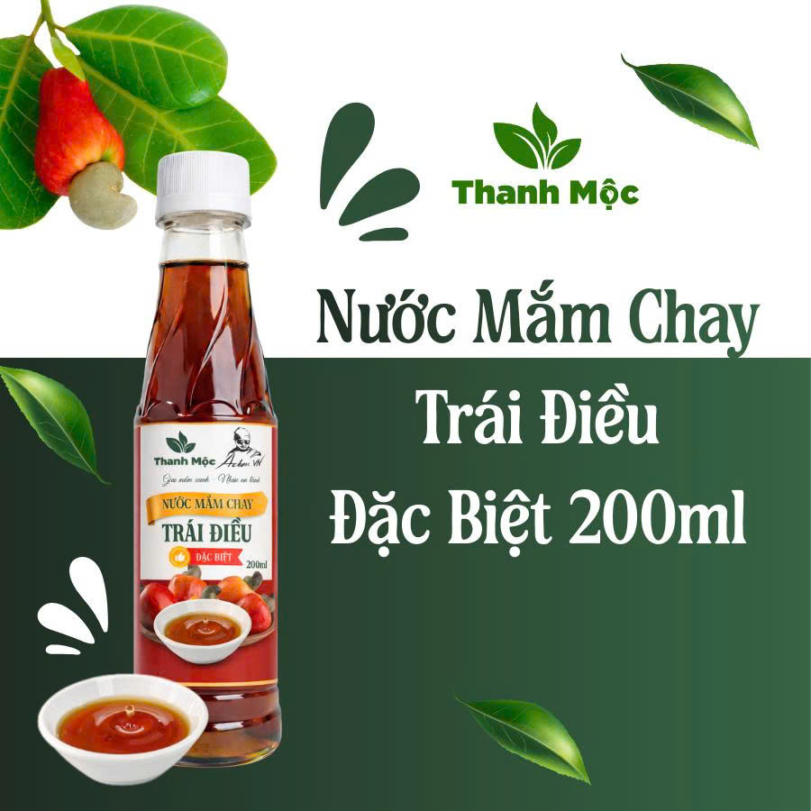 Nước Mắm Chay Trái Điều Đặc Biệt 200ml