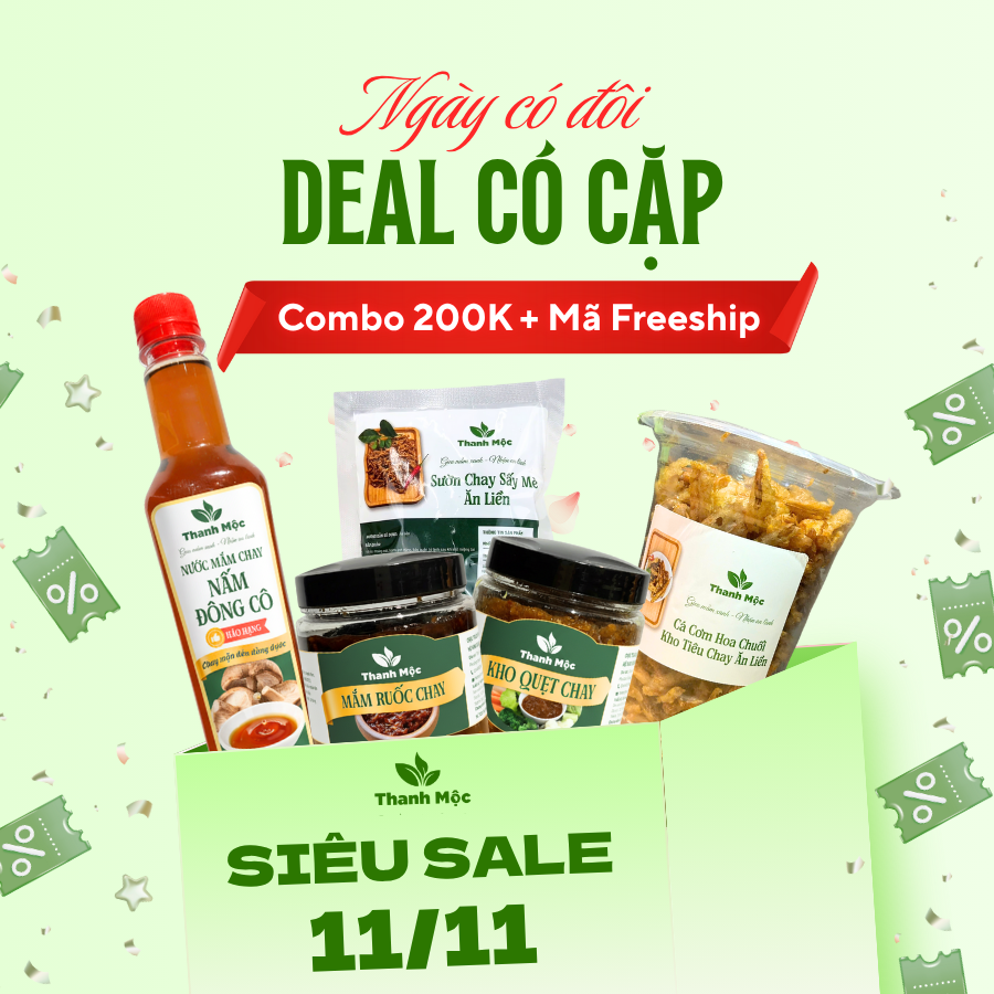 DEAL 11/11 - COMBO 5 MÓN 200K