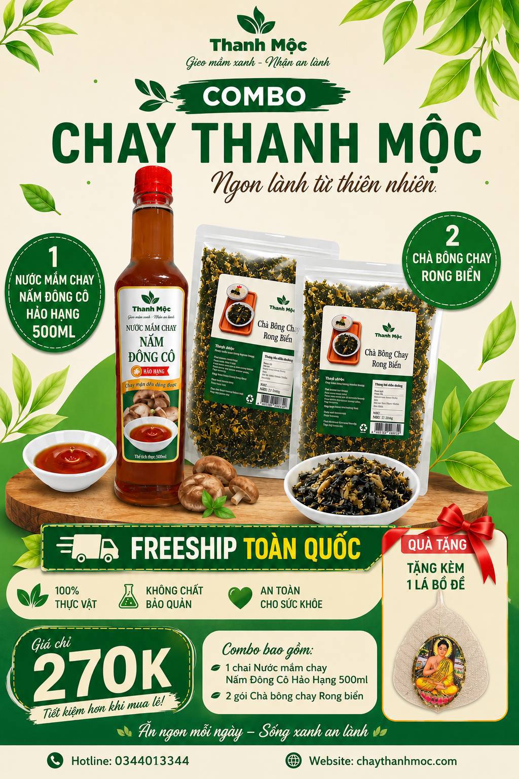 Combo Chay Thanh Mộc