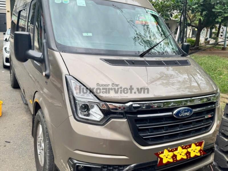 Thuê Xe Ford Transit 16 Chỗ Có Tài Hoặc Tự Lái Tại TP.HCM