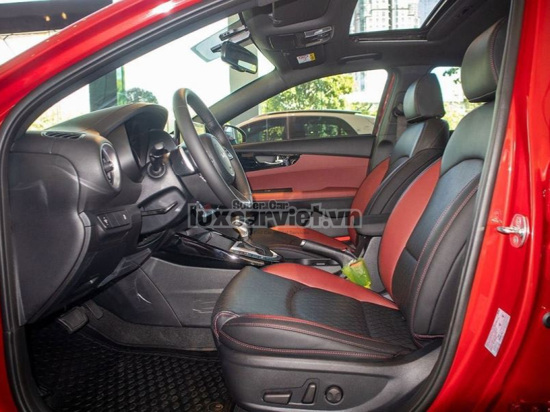 Thuê Xe Tự Lái Kia K3 4 Chỗ Màu Đỏ Tại Tp Quy Nhơn