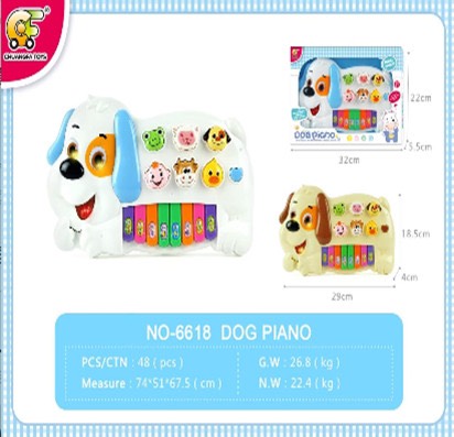 Đàn piano chó mã NO-6618