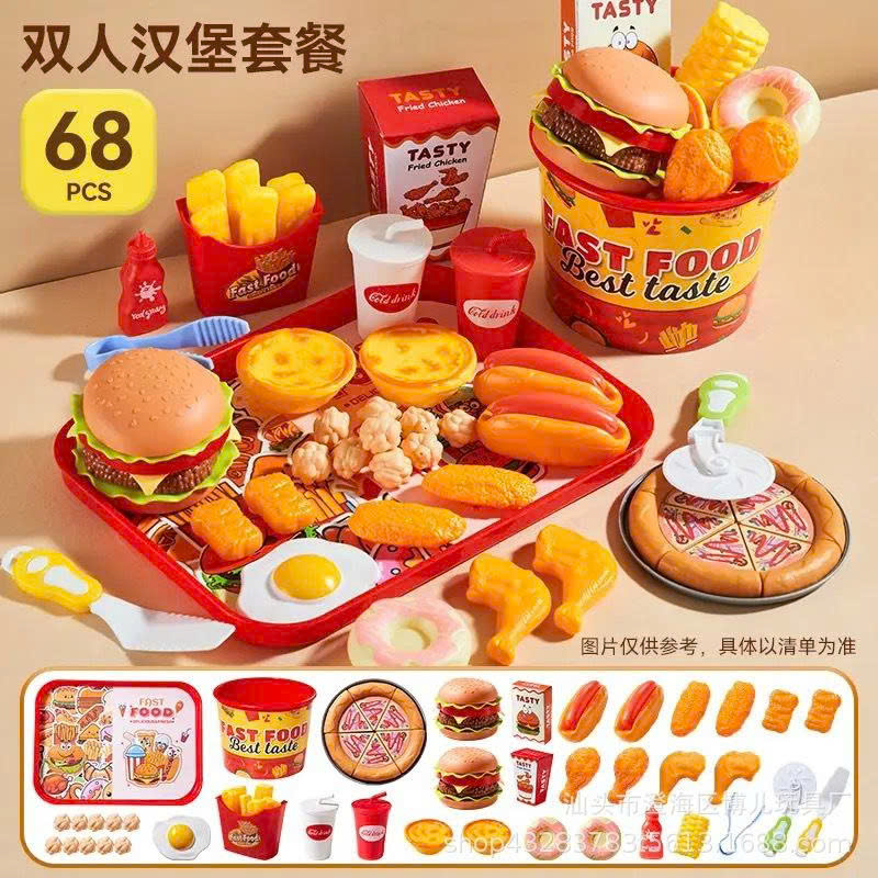 Set đồ ăn nhanh 68pcs mã 776-44