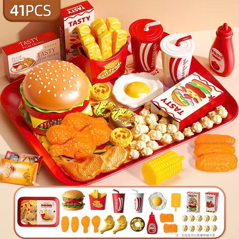 Set đồ ăn nhanh 41pcs mã 776-42