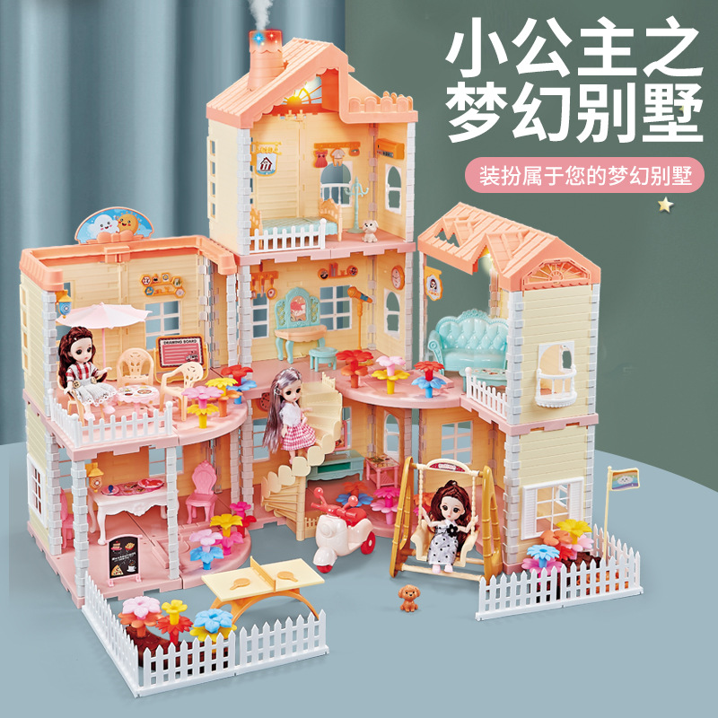 Biệt thự búp bê 276pcs mã 668-33A