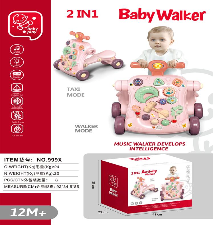 Xe tập đi 2in1