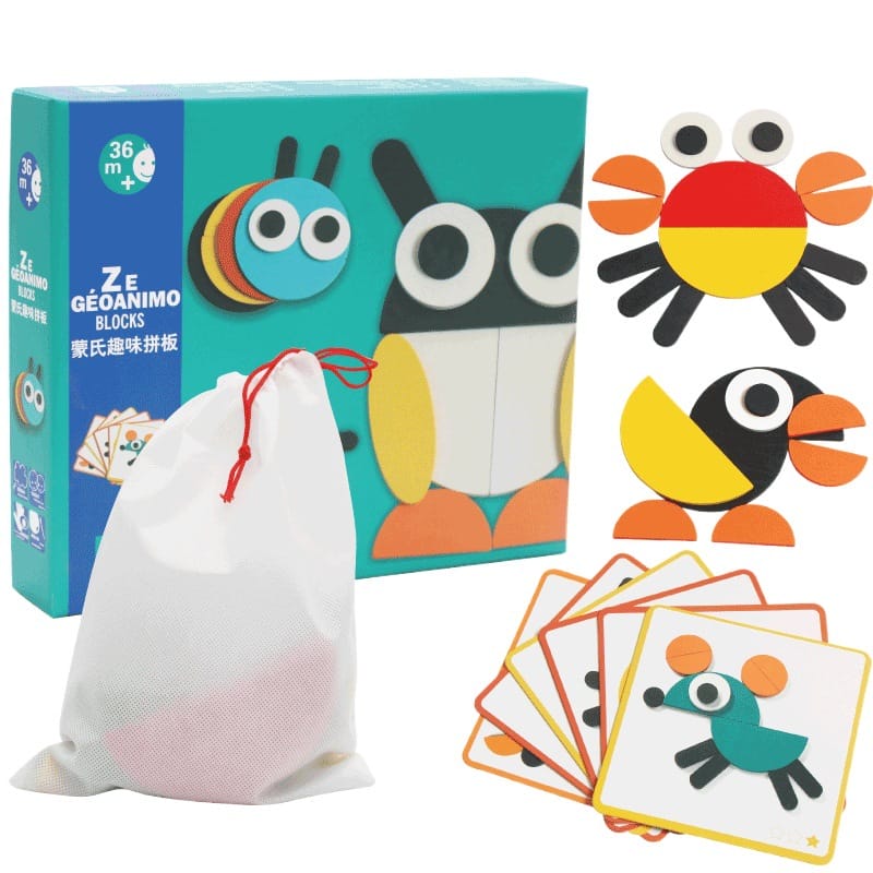 Ghép gỗ hình con vật mã MS
