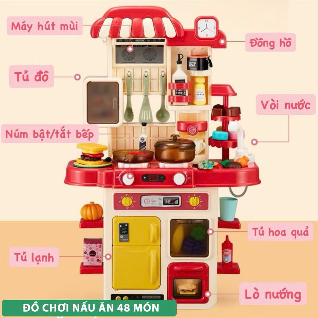 Bếp đẹp MÀU HỒNG 48ct mã G792A