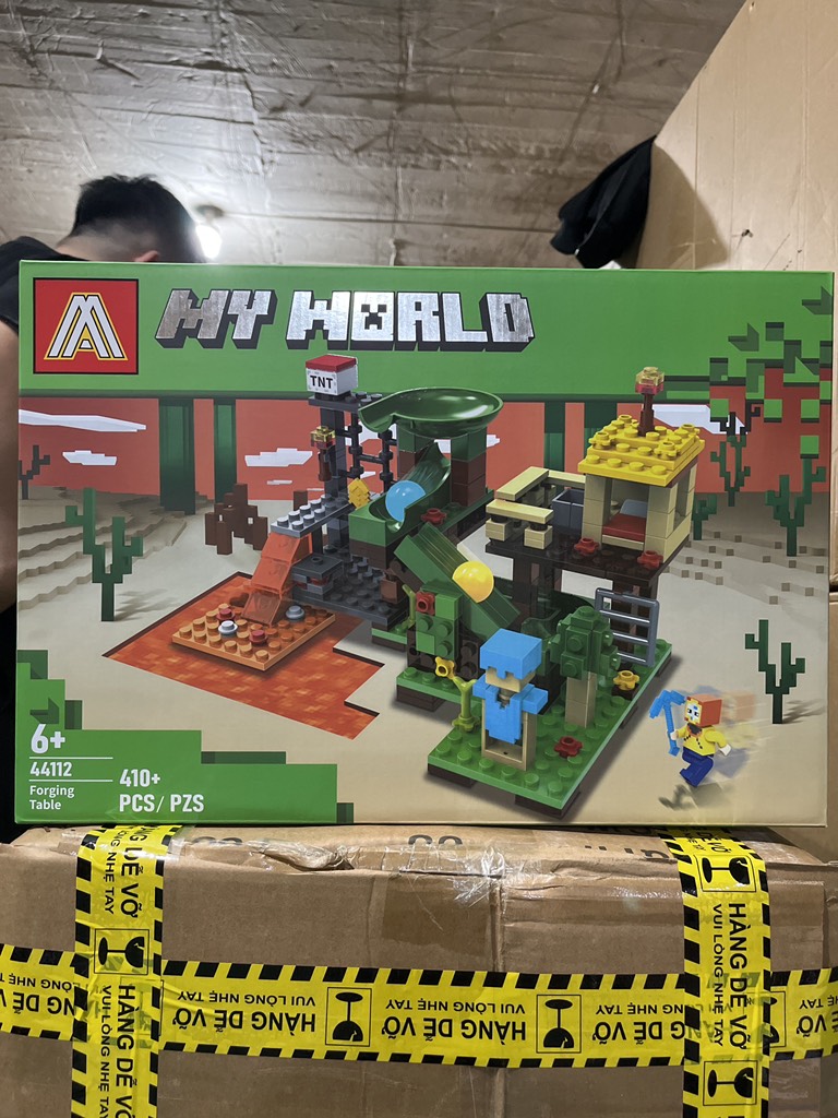 Bộ xếp hình Minecraft 410pcs mã 44112