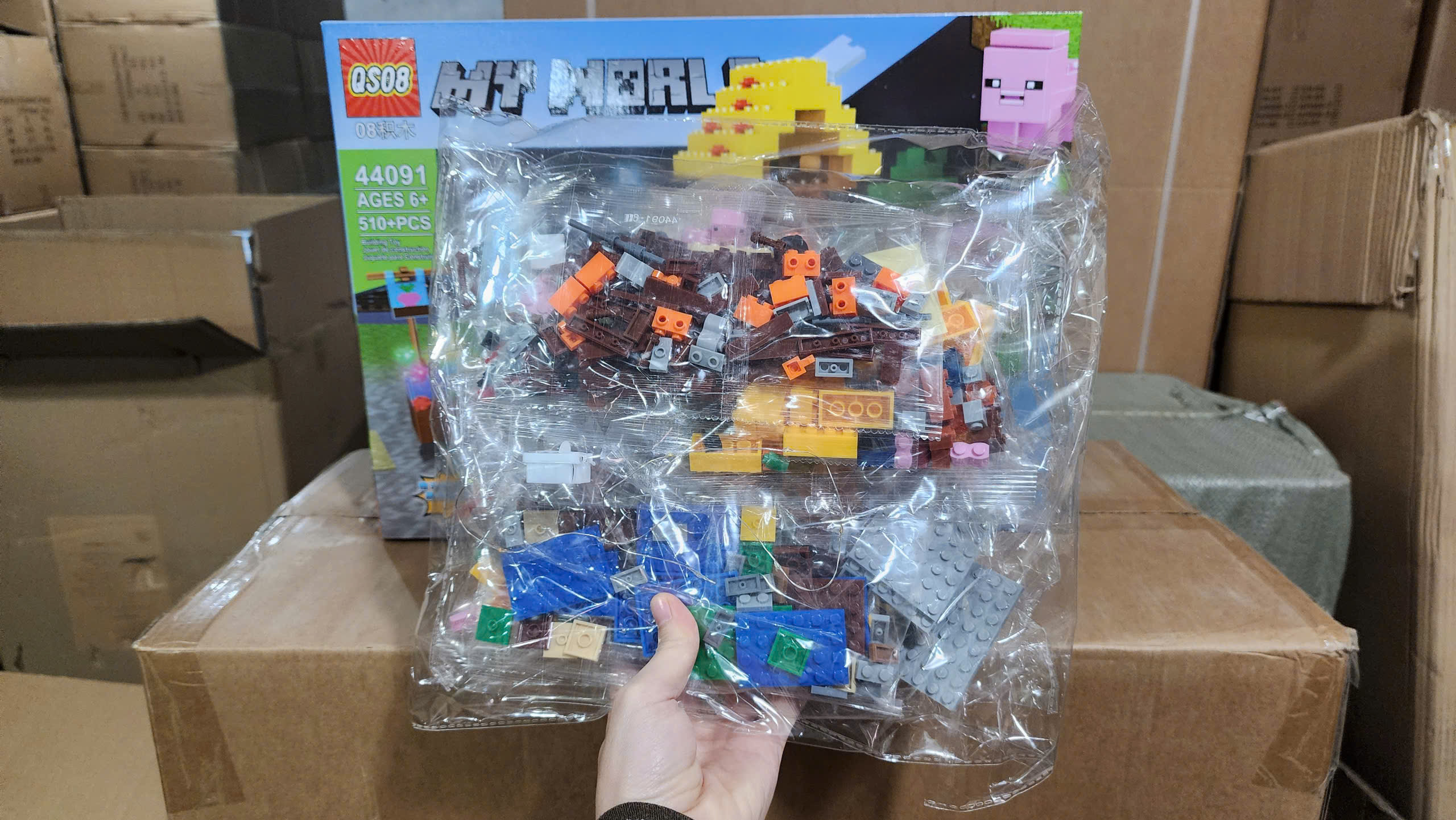 Bộ xếp hình chèo thuyền 510pcs mã 44091