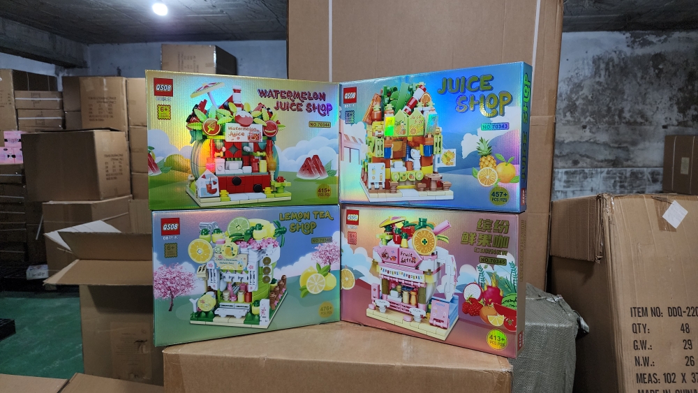 Bộ xếp hình cửa hàng nước chanh 476pcs mã 70346