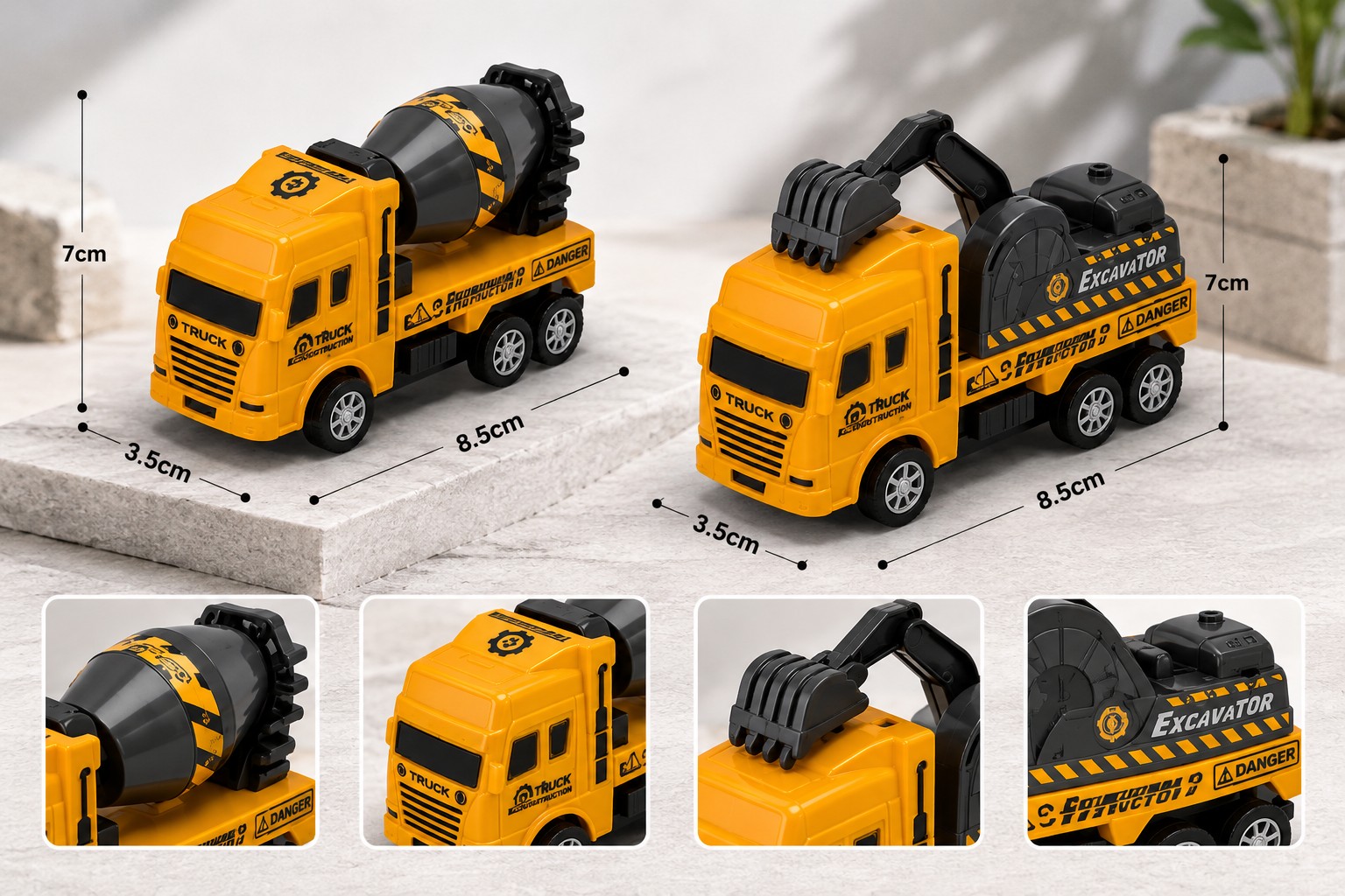 Bộ xe công trình mã 399-458Y