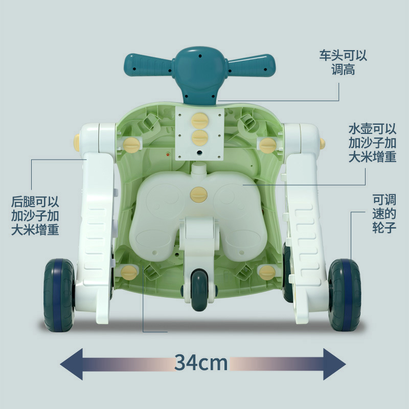 Xe tập đi 3in1