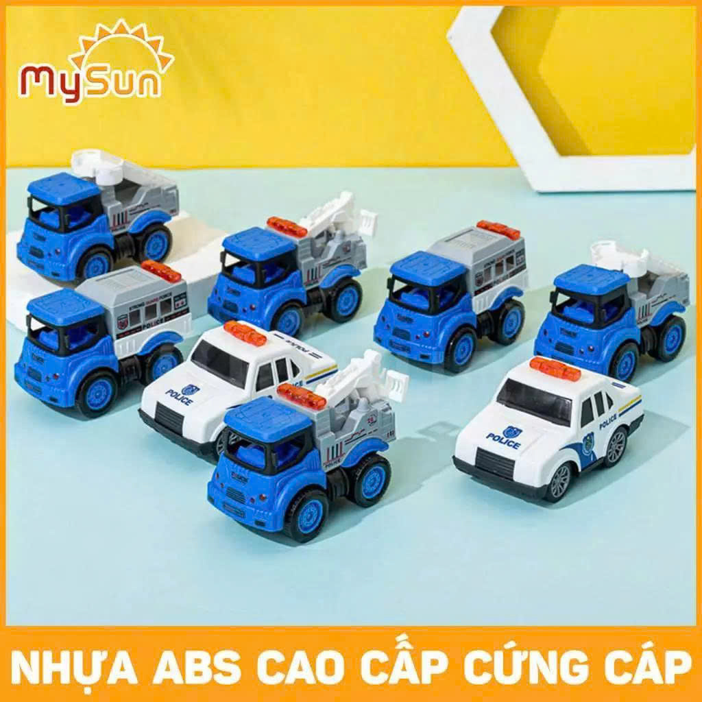 Set 8 xe cảnh sát mã DYB168-91B