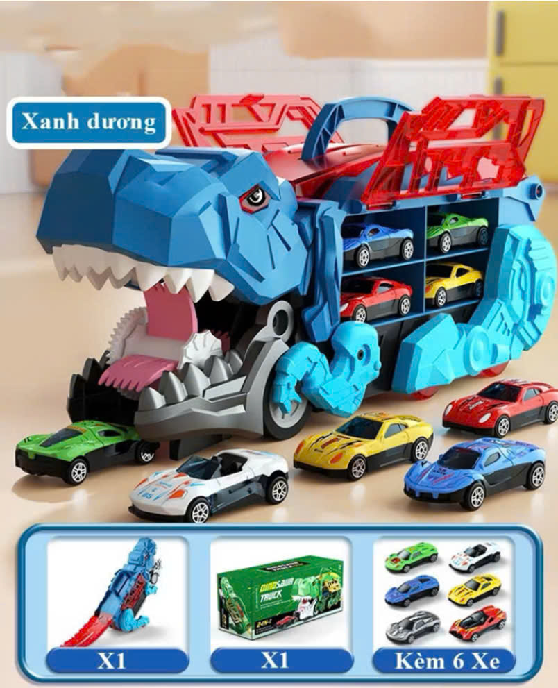 Khủng long chở xe mẫu 6 xe mã YM3388-3