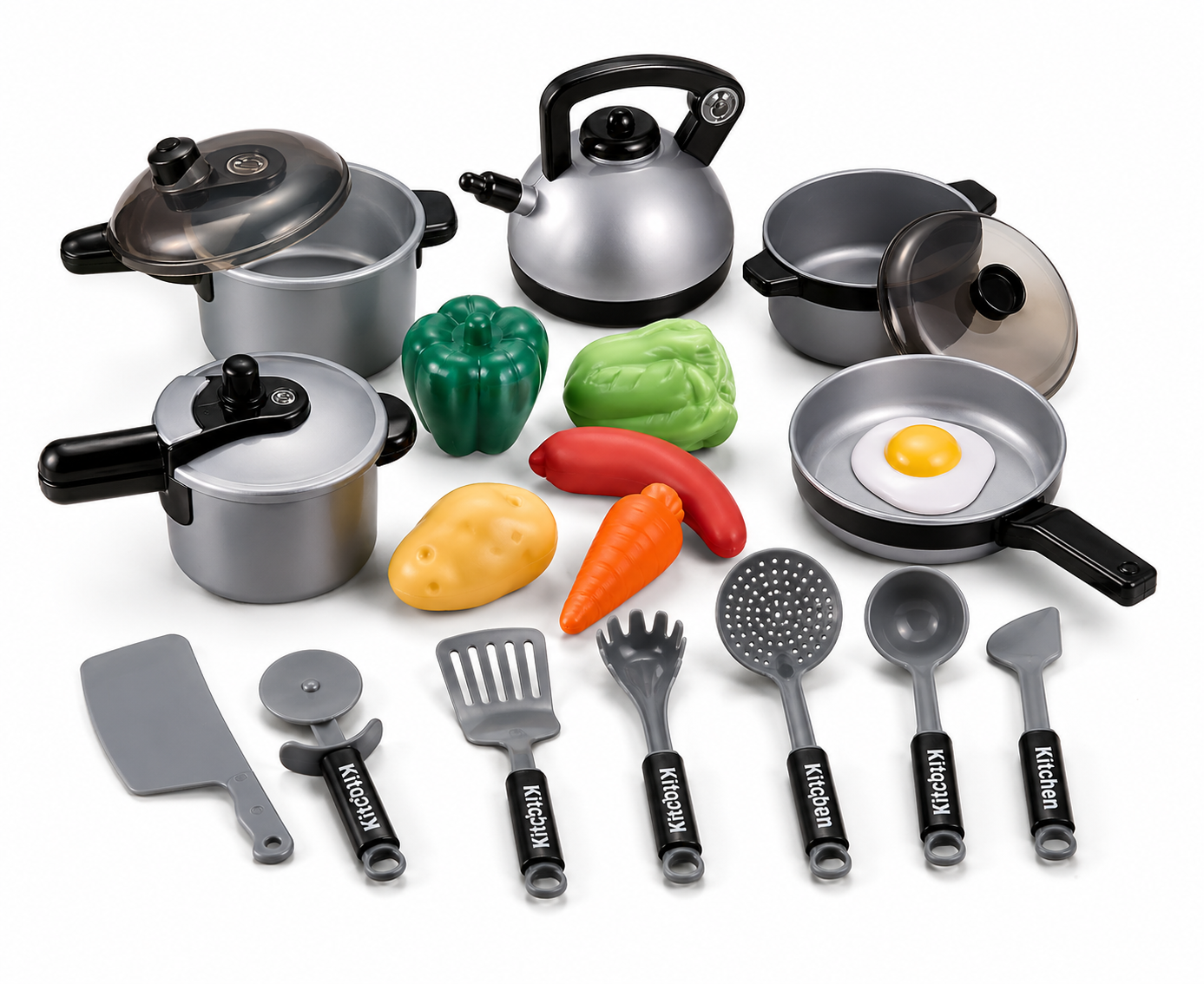 Bộ nấu ăn 18pcs XANH mã 5737