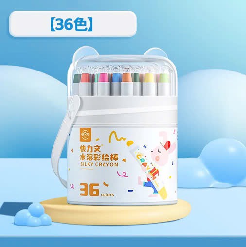 Hộp 36 màu sáp lụa