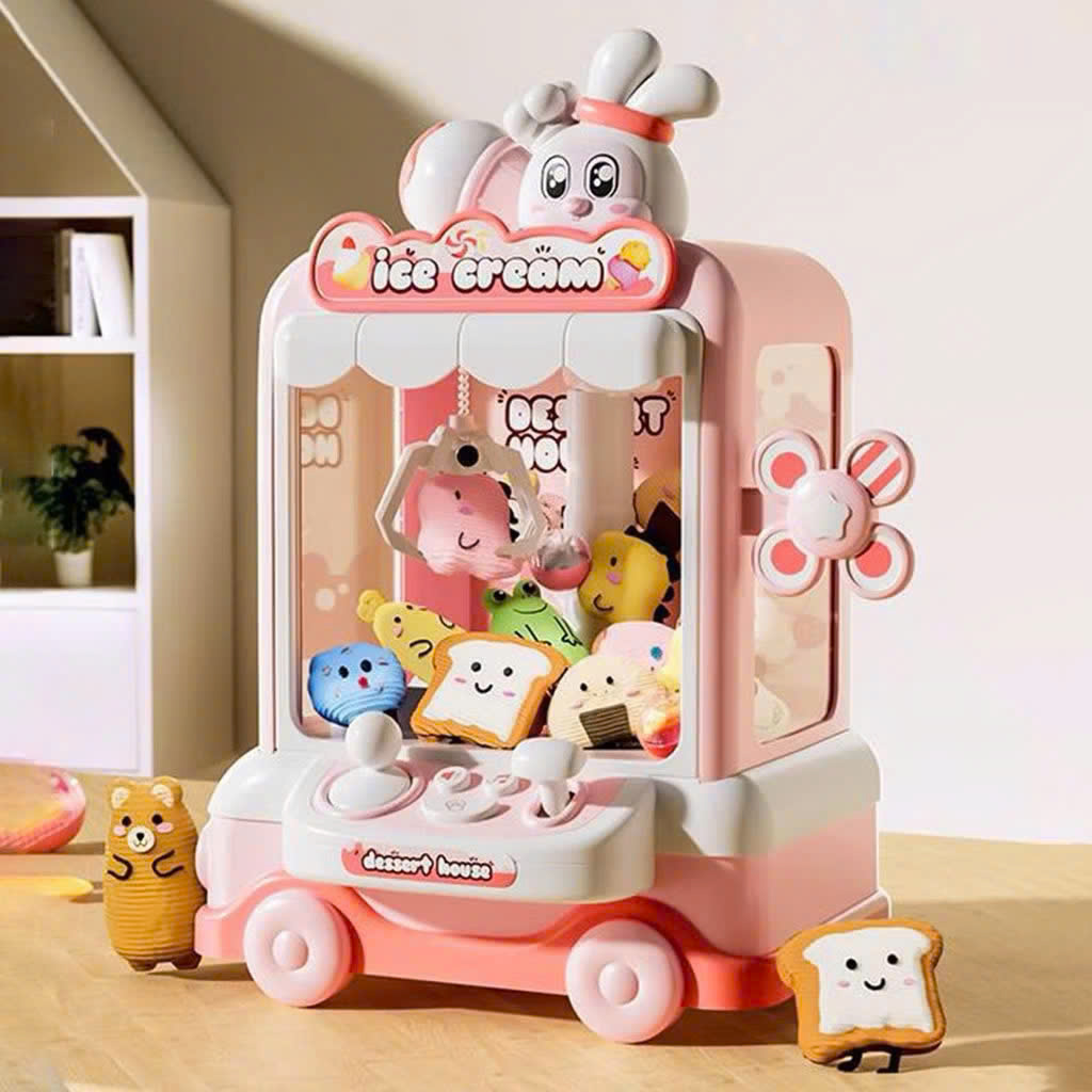 Gắp thú có bánh xe màu Hồng mã 1026-68