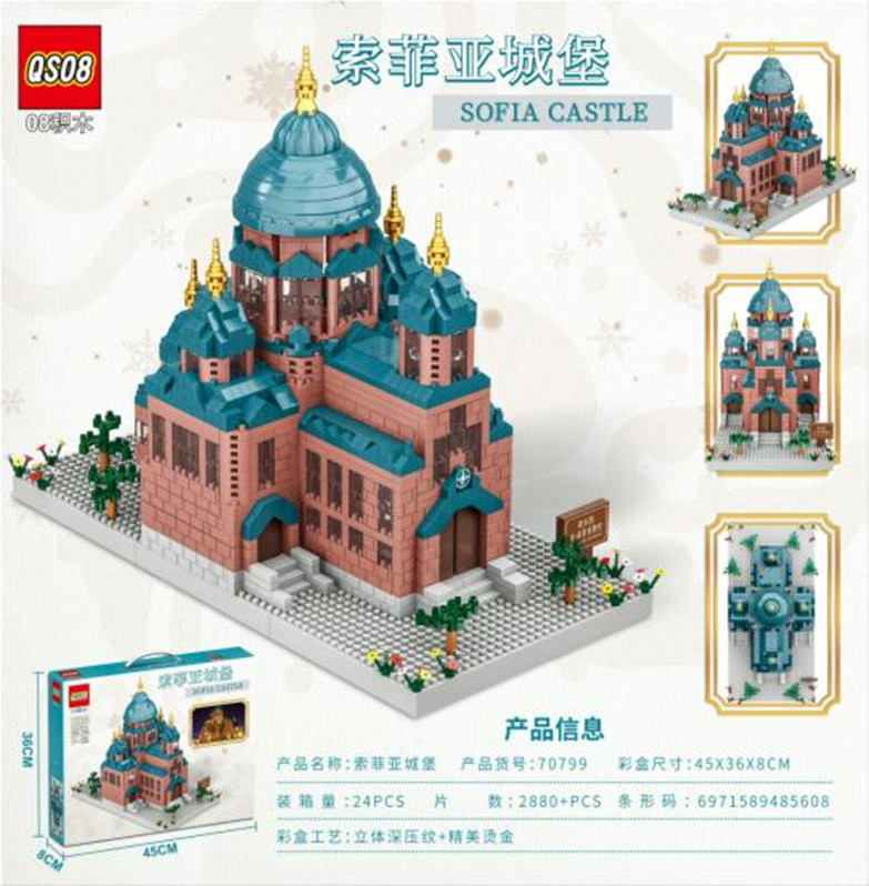 Bộ xếp hình lâu đài Sofia 2880pcs mã 70799