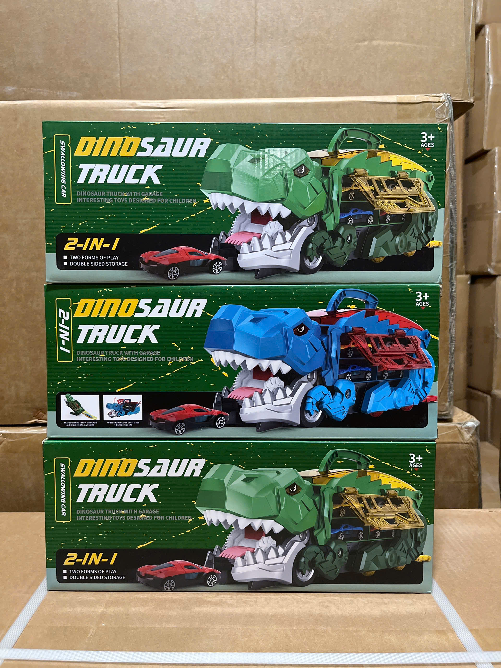 Khủng long chở xe mẫu 6 xe mã YM3388-3