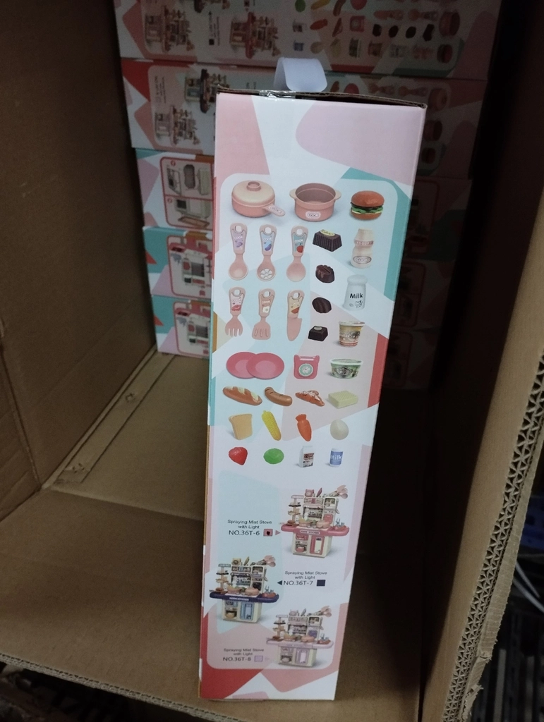 Bếp 36cm mã 36T-6 màu hồng có khói
