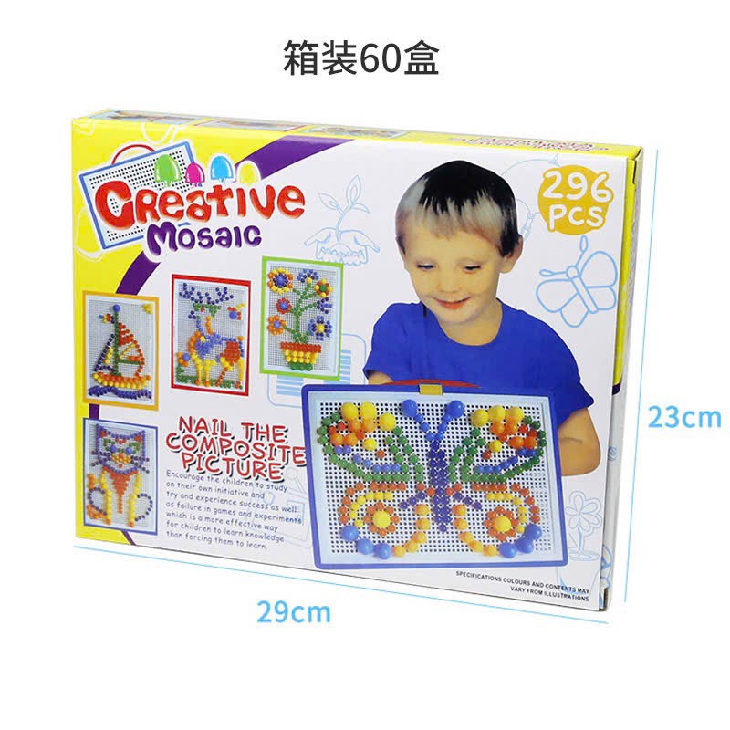 Cắm nấm nhựa 296 chi tiết