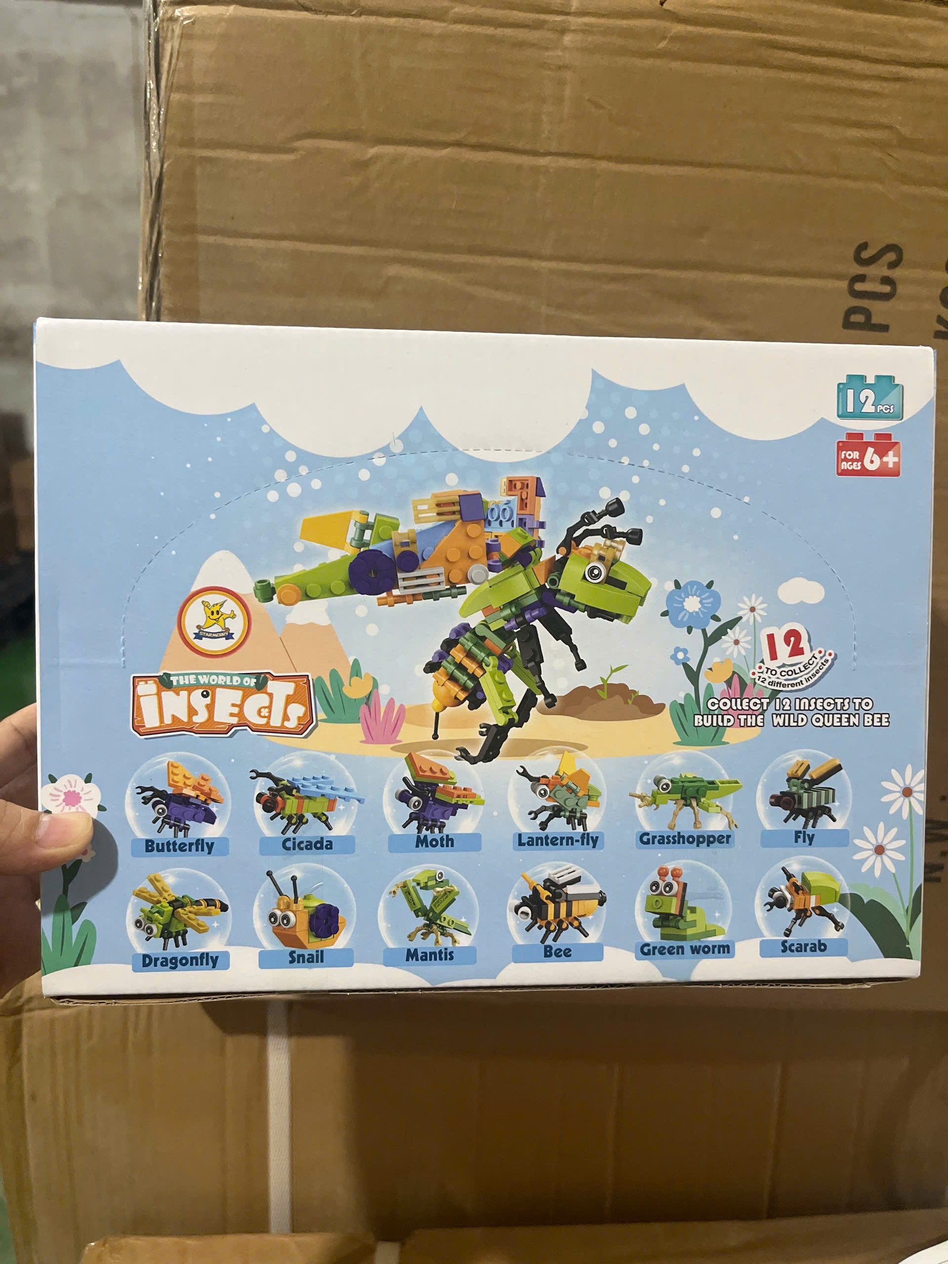 Lego côn trùng mã SM196B ( bán 12b/ khay)