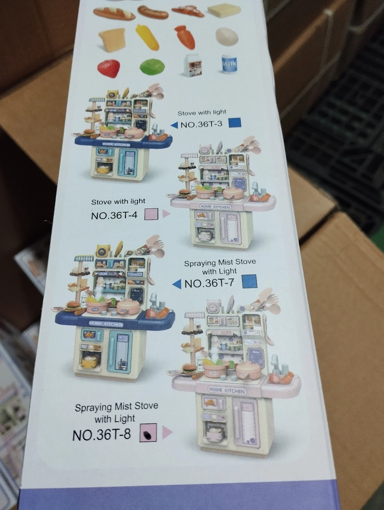 Bếp 36cm mã 36T-6 màu hồng có khói