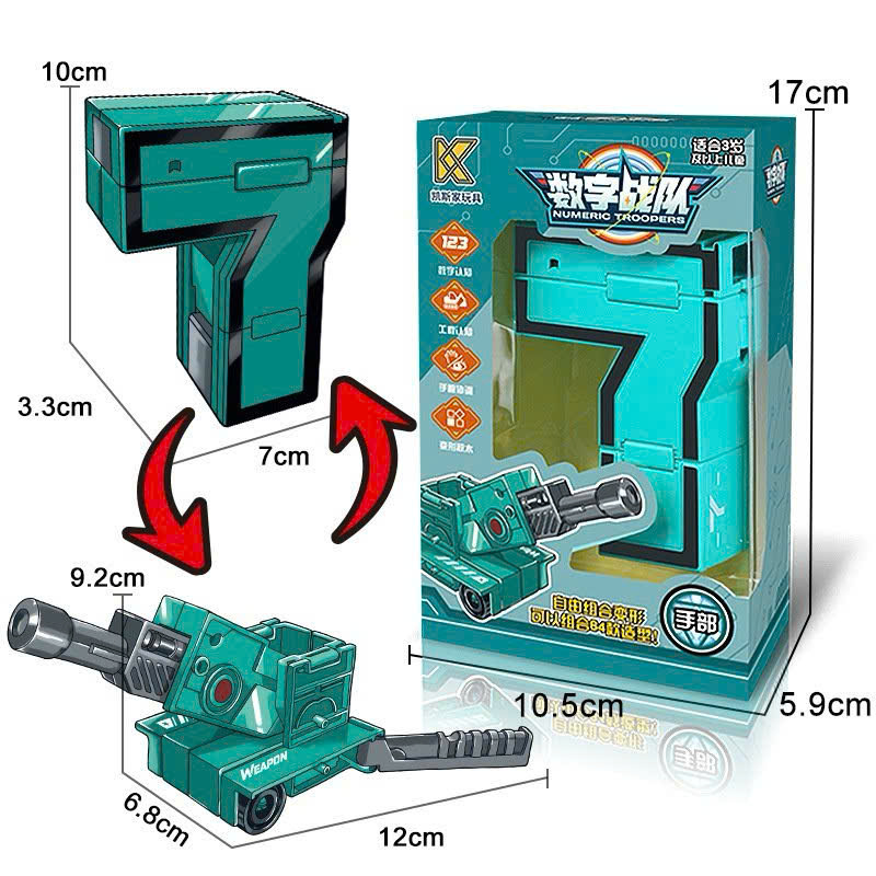 Chỉ bán nguyên thùng-Bộ 5 số biến hình (0-4/ 5-9)